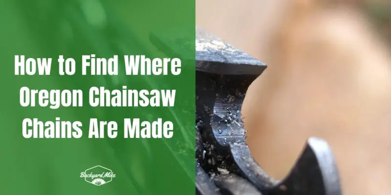 where are oregon chainsaw chains made