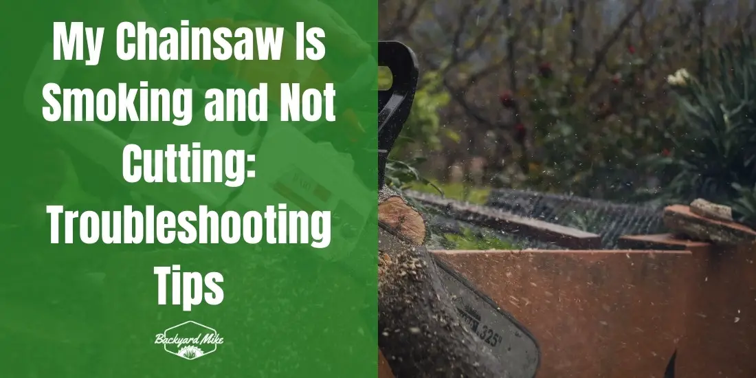 why is my chainsaw smoking and not cutting
